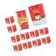 thumbnail image 5 of Bolsa de mano navideña,Cajas de regalo de Navidad a granel para regalos y dinero,Caja de regalo recortada para cumpleaños,niños y adultos,Caja de regalo plegable y Cajas rojas de 10 piezas, 5 of 8