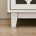 thumbnail image 7 of KULAGAGA Wooden Accent Cabinet with 2 Drawers and Decorative Mirror, White, 7 of 7