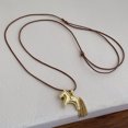 thumbnail image 4 of Collar con colgante de caballo de aleación con borla y melena, estilo casual, con cuerda ajustable, para mujeres y hombres, regalo de cumpleaños, 4 of 7