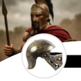 thumbnail image 3 of Cascos de guerrero , casco de caballero , regalos de juego de simulación griegos, sombrero medieval, casco de caballero romano para Estilo D, 3 of 5
