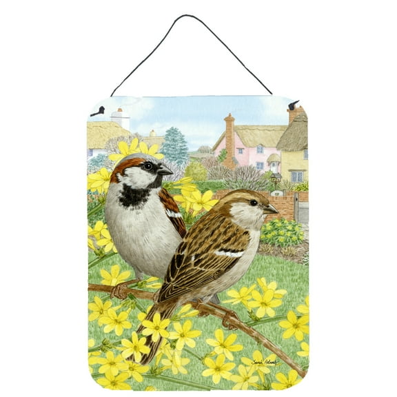 House Sparrows Wall or Door Hanging Prints