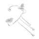 thumbnail image 4 of Clip de oreja de circonita Bling Bling Plata, 4 of 12