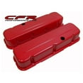 thumbnail image 1 of CFR Couvercles de Valve en Acier Haute 1965-95 Chevy Big Block 396-427-454-502 - Orange, 1 of 1