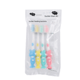 thumbnail image 2 of Se recomiendan cuatro bolsas de cepillos de dientes de cerdas suaves con dibujos de osos para niños, lindos cepillos de dientes para el cuidado bucal del bebé, 2 of 2