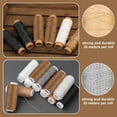 thumbnail image 5 of 29pcs Leather Craft Sewing Kit, EEEkit Leather Repair Upholstery Sewing Kit 8 Colors Waxed Thread Sewing Needles Awl, 5 of 9