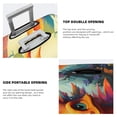 thumbnail image 5 of Daiia Colorful Flower Chameleon Luggage Cover, Thickened Washable Travel Luggage Covers, Elastic Unique Baggage Covers for 18-20 inch Luggage-Large, 5 of 9