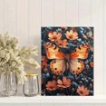 thumbnail image 2 of Qisvanset Framed Canvas Wall Art, 12x16 Inch Floral Butterfly Cottage Core Nursery Wall Decor, 2 of 5