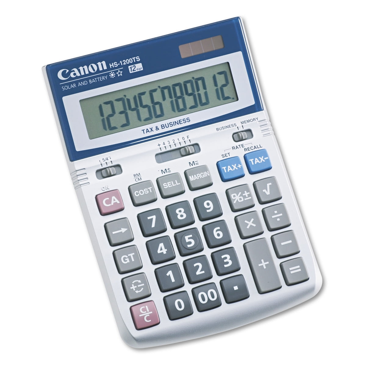 Canon, CNMHS1200TS, HS1200TS 12Digit Angled Display Calculator, 1