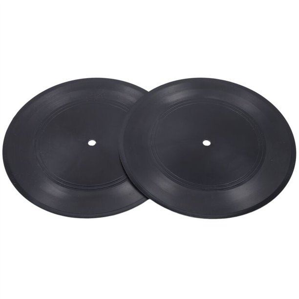 Discos de vinilo en blanco de 7 pulgadas, CD para decoración de habitaciones, decoración de pared con CD, decoración de discos de vinilo, decoración de discos falsos negros (12 piezas)