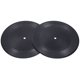 thumbnail image 1 of Discos de vinilo en blanco de 7 pulgadas, CD para decoración de habitaciones, decoración de pared con CD, decoración de discos de vinilo, decoración de discos falsos negros (12 piezas), 1 of 5