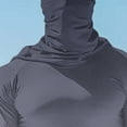 thumbnail image 3 of Men's Summer Sun Protection Shirts With A Mask Hooded Long Sleeve Lightweight Breathable Fishing Blouses, 3 of 4