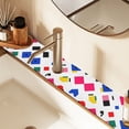 thumbnail image 2 of Yayeee Faucet Mat for Kitchen Sink 14.7" Diatomite Long Splash Guard Pad, Cartoon Graphic, 2 of 7