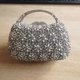 thumbnail image 3 of XIYUAN, la última cartera femenina, bolso de mano con diamantes, diseño de lujo, bolsos de mano para bodas, fiestas, diamantes de imitación, bolsos de mano plateados para el día, bolsos de noche, 3 of 4