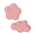 thumbnail image 4 of Bandejas de joyería de 2 piezas Bandejas de almacenamiento de almacenamiento Bandejas de tocadores Organizadores de baratijas para llaves Shop Candles Rosa, 4 of 8