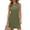 Armygreen, variant on Summer Dresses for Women Short Sleeve V Neck Casual Shift Dress with Pockets