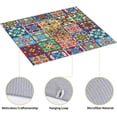 thumbnail image 3 of Talavera Mexican Ceramic Tiles Boho Drying Mat 16x18 Inch For Kitchen Counter Drying Mats Dish For Kitchen Counter Easy Clean Kitchen, 3 of 7