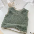 thumbnail image 4 of Autumn Winter Baby Lamb Wool Warm Waistcoat Girls Boys Plush Vest pullover Double Layer Child Warm Fashion Warm Coat, 4 of 6