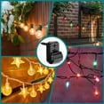 thumbnail image 5 of Outdoor String Lights Hangers, Christmas Light Clips, Lights Hanger Hooks for Hanging Christmas Light, Fairy Lights, Outdoor Patio Lights, 38 Pack, Black, 5 of 7