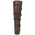 thumbnail image 4 of Journee Womens Carly Stacked Heel Riding Boots, 4 of 10