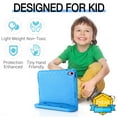 thumbnail image 5 of iPad 10th Generation Kids Case 2022, New iPad 10.9 inch 2022 case, Shockproof, Silicone Rubber EVA Portable Handle Stand Protective Kids Cover Case for iPad 10th Generation 2022 10.9 Inch, Blue, 5 of 5