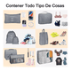 thumbnail image 4 of Set 9 Bolsas Organizadoras De Maletas Para Viaje Impermeable Xtellar gris, 4 of 4