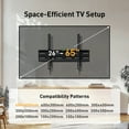 thumbnail image 2 of MountFTV Tilting TV Wall Mount for 26-65 inch, TV Wall Brackets Up to 15° Tilting, Max 400x400mm, Hold Up to 99 lbs, 2 of 9