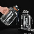 thumbnail image 5 of Large Capacity Water Bottle with Handle Leakproof PC Motivational Jug for Summer Activities Ideal for Outdoor Adventures and Fitness for Men and Women, 5 of 9