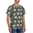thumbnail image 5 of Rocae Daisies Flowers for Men's Moisture-Wicking Crew Tee - T-Shirt for Sports, Outdoor Activities, and Casual Wear3X-Large, 5 of 9