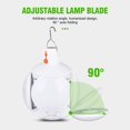 thumbnail image 2 of Linterna de camping LED recargable de 40 W, lámpara de camping recargable, 5 modos, IP64, resistente al agua, para camping, vivac, pesca, senderismo y tiendas de campaña, 2 of 4