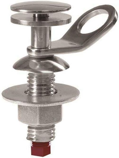Seachoice Twin Lever Control For Boats - Chrome Brass Control With Red/Black Knobs, 8-5/16" Tall-287210