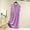 Purple, variant on Women's Sleeveless V-Neck Button Down Swing Dress Loose Fit Casual Home Nightgown for Summer Comfort