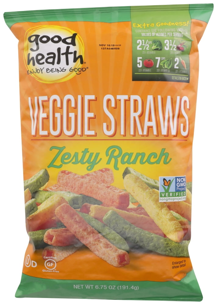 Good Health Zesty Ranch Veggie Straws, 6.25 Oz