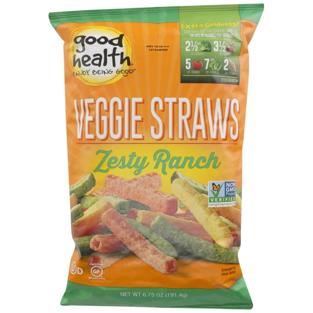 Good Health Zesty Ranch Veggie Straws, 6.25 Oz