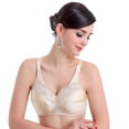 BIMEI Women's Mastectomy Bra Pockets Wireless Post-Surgery Sleep Bra -8206,Beige,36B - Walmart.com