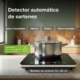 thumbnail image 4 of AVERA Parrilla el&eacute;ctrica de inducci&oacute;n 1 quemador, Superficie de vidrio vitrocer&aacute;mico 29 cm, 150 W, 120 V, 8 niveles de temperatura 80 a 240&deg;C, Potencia 100 a 1, 4 of 9