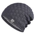 thumbnail image 1 of Gorro de lana para hombre, gorro de lana con solapa, gorro de lana, sombrero de algodón para hombre, 1 of 5