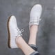 thumbnail image 1 of ¡Novedad de 2021! Zapatos planos de diseñador para mujer, zapatillas Oxford transpirables para coser, mocasines informales con cordones y aberturas, mocasines, zapatos 43 Gao Jinjia LED, 1 of 2