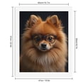 thumbnail image 2 of Paint By Numbers Kit for Adults Beginner - Cute Dog With Glasses DIY Canvas Painting Kits for Adults, Frameless Paint By Number for Adults for Home Wall Decor 16x20 Inch, 2 of 7