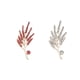 thumbnail image 5 of Jumpingount Broche de cristal brillante en forma de rama, colgante artesanal DIY, decoración, adorno, fabricación de joyas, hallazgos artesanales Ropa, zapatos y accesorios Miscelánea Blanco Jumpingount AP015705-01, 5 of 6