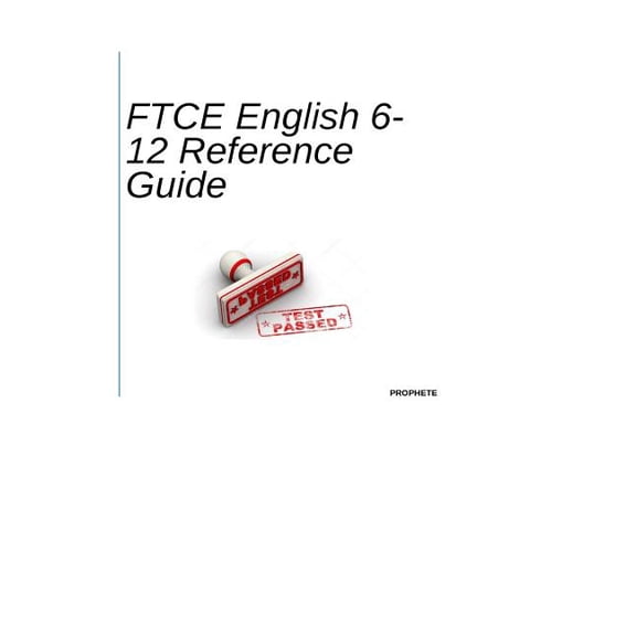 FTCE English 6-12 Reference Guide, (Paperback)