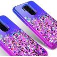 thumbnail image 4 of Compatible for Cricket Influence Case/AT&T Maestro Plus Case [Military Grade] Ring Car Mount Kickstand Hybrid Hard PC Soft TPU Shockproof Protective Case - Rose Gold, 4 of 4