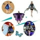 thumbnail image 4 of Disfraz de mariposa para mujer, capa de disfraz de Halloween con capucha, disfraz de alas de mariposa, disfraz de carnaval para mujer con mascarilla, 4 of 6