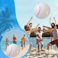 thumbnail image 2 of RuWeoMaa 10 Pcs Inflatable Baseball Set 16 Inch Beach Ball Sports Balls Set for Birthday Party Summer Outdoor Activity Beach Pool Games Decor, Baseball Party Favors, Baseball Party Decorations, 2 of 10