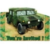 Military Camouflage Humvee Invitations w/ Envelopes (10ct)
