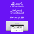 thumbnail image 4 of Rollo Wireless Label Printer - Wi-Fi Thermal Printer for Shipping Packages - AirPrint from iPhone, iPad, Mac - 4x6, Supports Windows, Chromebook, Android, Linux, 4 of 13