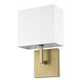 thumbnail image 4 of 815-1S-OBR-Z-Lite-Saxon - 1 Light Wall Sconce In Transitional Style-11.25 Inches Tall and 7 Inches Wide-Olde Brass Finish, 4 of 7