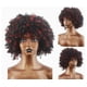 thumbnail image 1 of KAKOWELY Peluca rizada para fiesta, peluca afro rizada para mujer, cabello corto y rizado para mascarada, cómoda para eventos de disfraces y cosplay, fácil de usar., 1 of 4