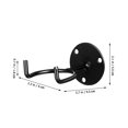 thumbnail image 3 of 6 Pcs Baseball Bat Holders Multipurpose Sturdy Bat Racks Wall Mounted Display Hangers, 3 of 7