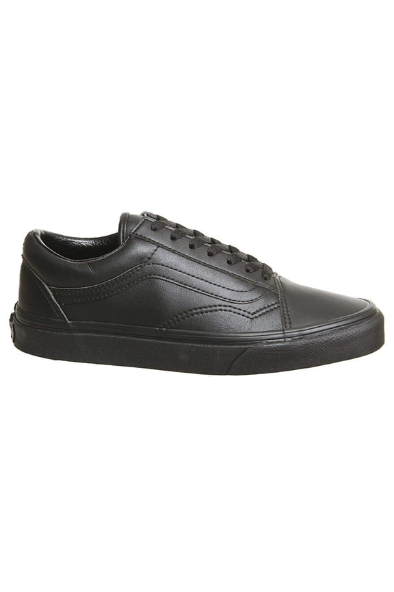 VN-0A38G1PXP: Mens Old Skool Classic Black Mono Sneakers