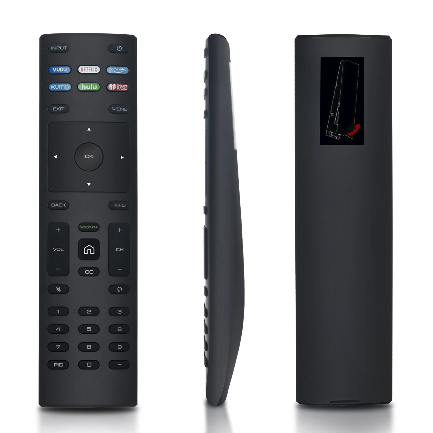 Vizio Smart TV Replaced Remote Control for V505M-K09, V555M-K01, V755M-K03 Vizio Smart TV Replaced Remote Control for V505M-K09, V555M-K01, V755M-K03
